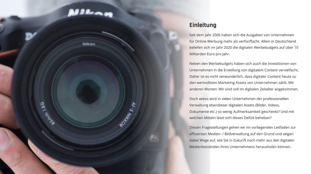 DAM guide page 2 – metadata and search