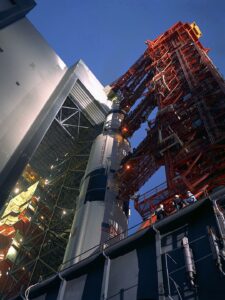 Saturn rocket (Apollo 12), photo: NASA (PD)